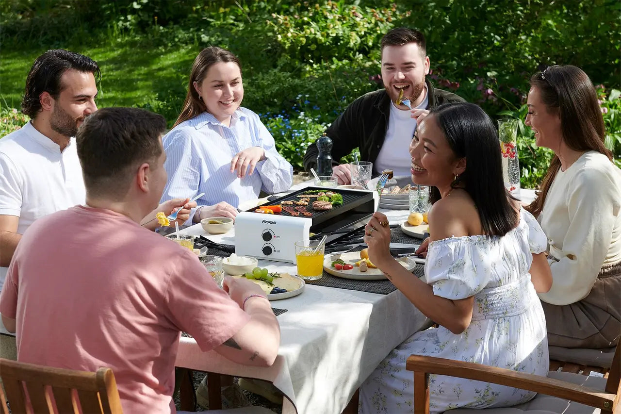 PizzaGrill für 6 Personen - black