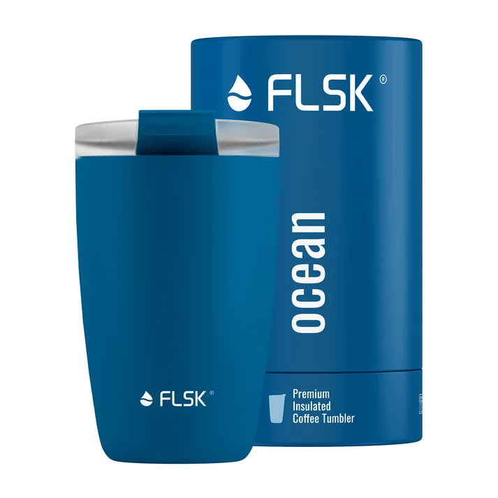 FLSK Kaffeebecher aus Edelstahl 350 ml - ocean