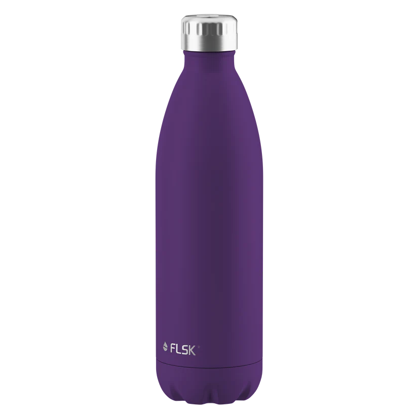 FLSK Trinkflasche aus Edelstahl 1000 ml - nordic plum