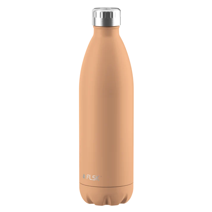 FLSK Trinkflasche aus Edelstahl 1000 ml - peach