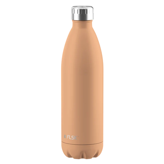FLSK Trinkflasche aus Edelstahl 1000 ml - peach
