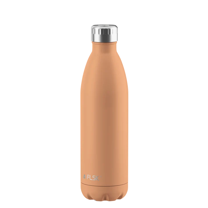 FLSK Trinkflasche aus Edelstahl 750 ml - peach