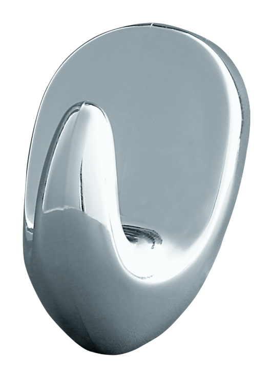 Klebehaken Riese 55x40mm chrom - 2 Stück