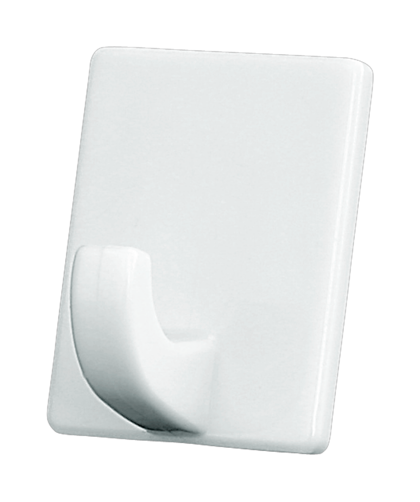 Klebehaken Vielzweck 34x25mm weiß - 4Stück