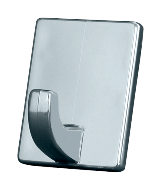 Klebehaken Vielzweck 34x25mm chrom - 4 Stück
