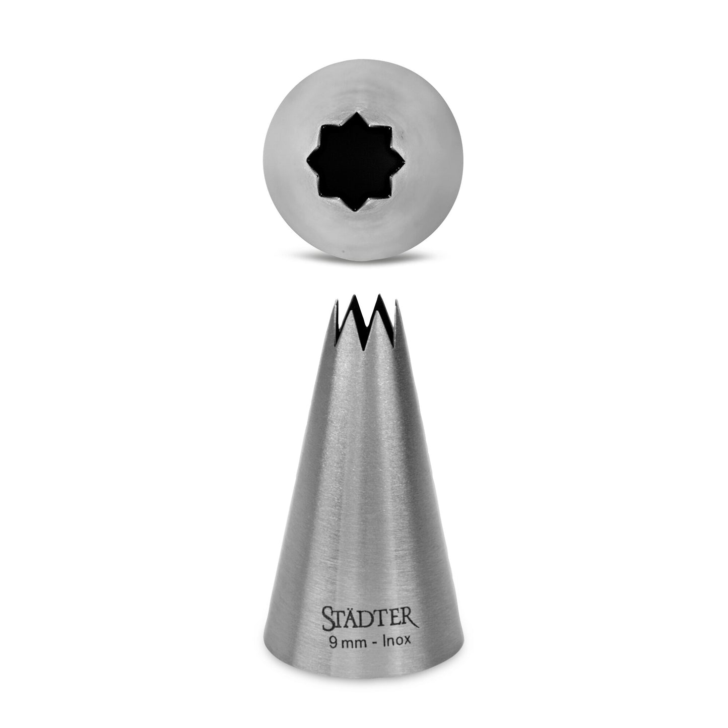 Sterntülle Edelstahl 9mm