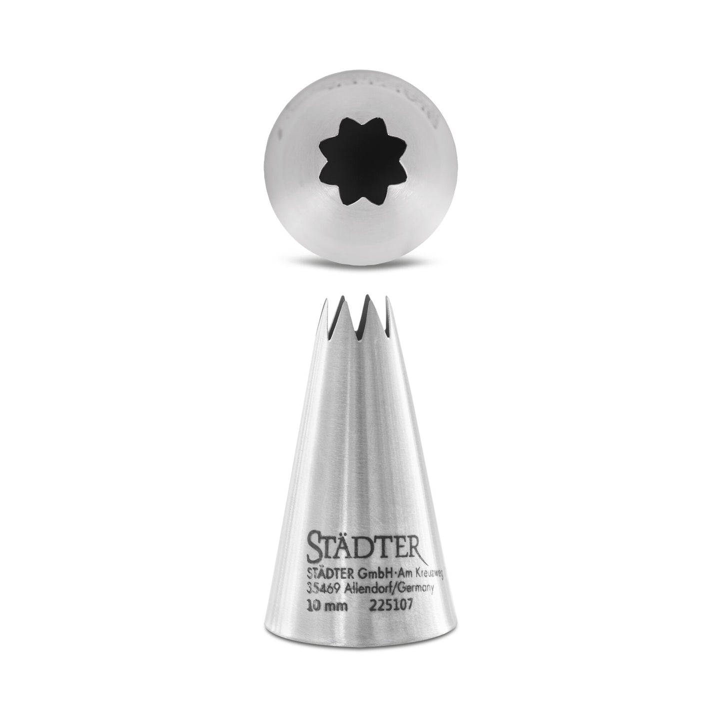 Sterntülle Edelstahl 10mm
