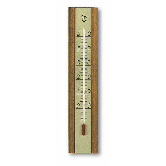 Analoges Innenthermometer aus Eiche