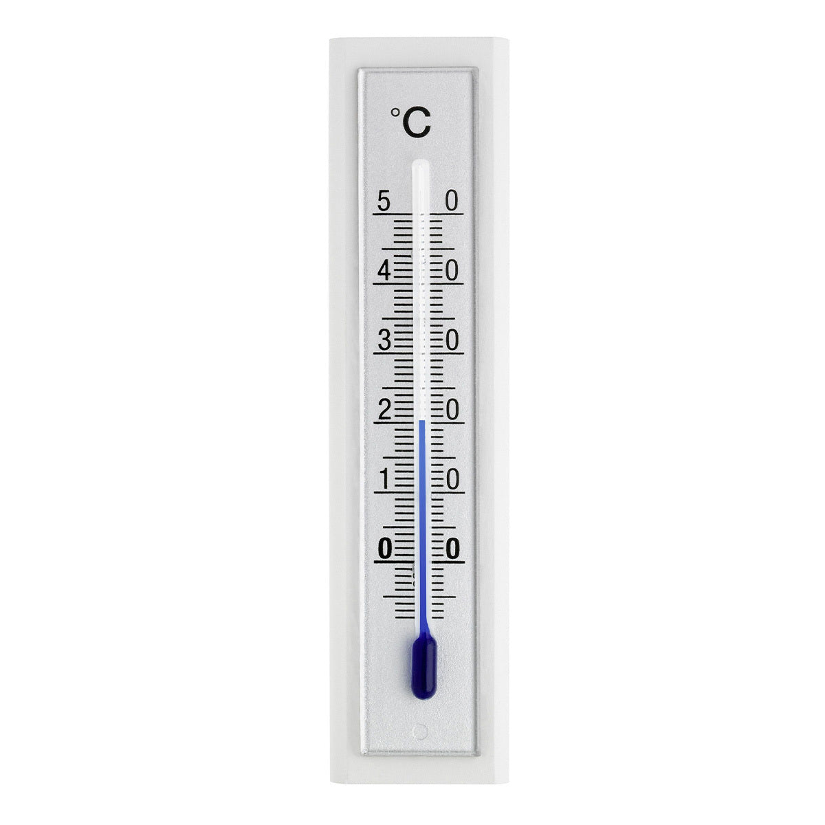 Analoges Innenthermometer aus Buche weiß