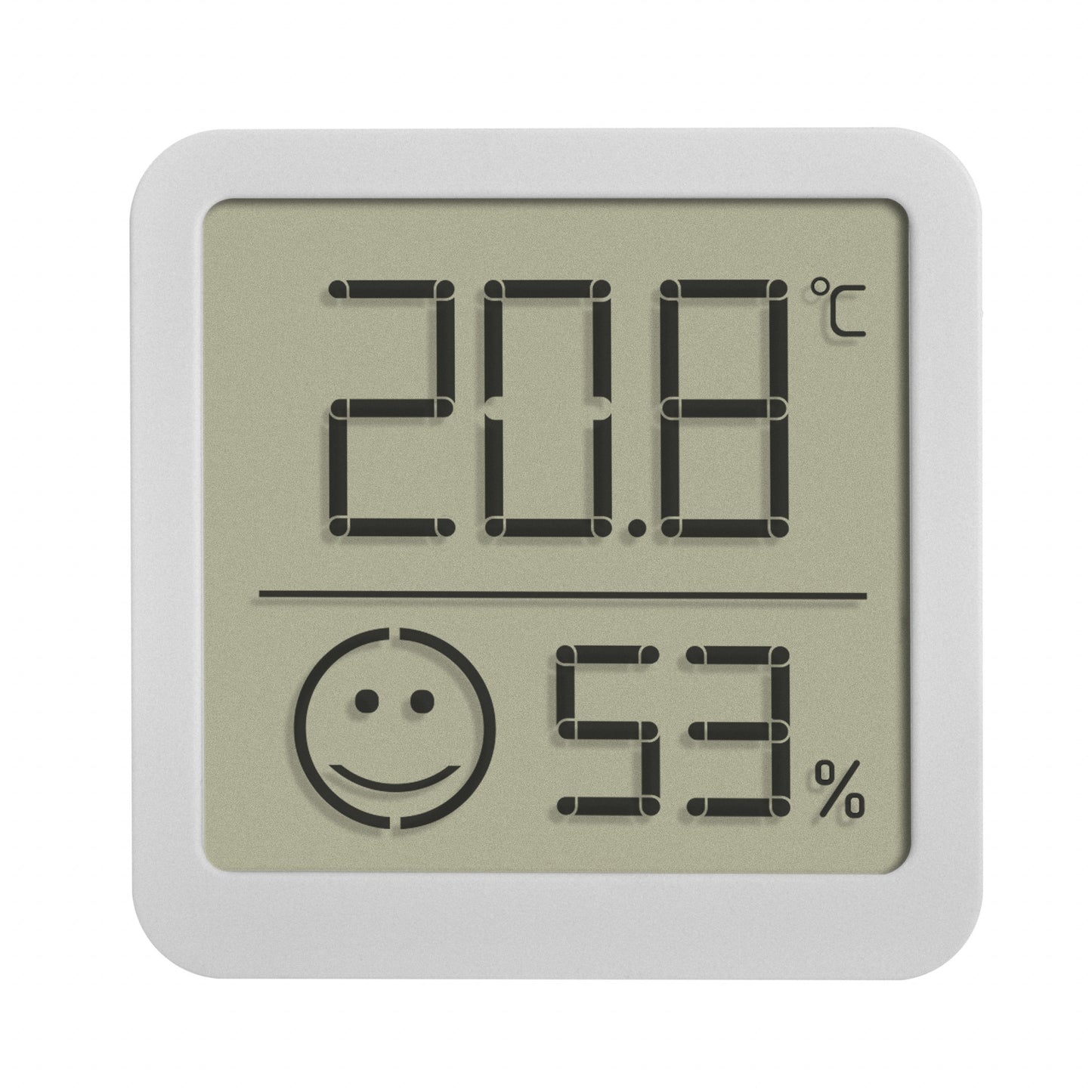 Digitales Thermo-Hygrometer mit Komfortzone - 4er Set