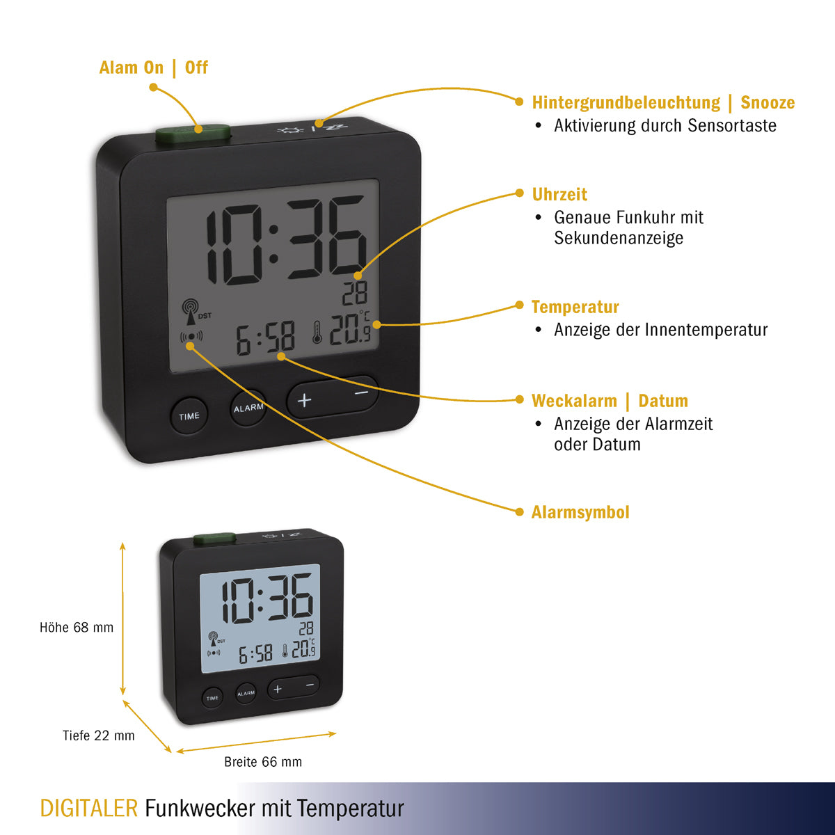 Digitaler Funk-Wecker