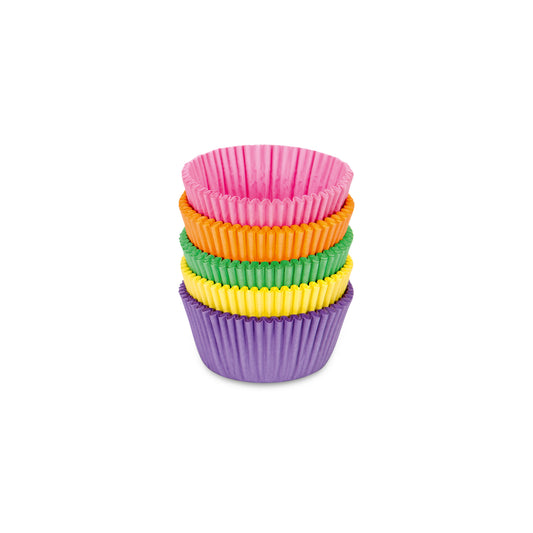 Papier Backförmchen mini "bunt" - 100 Stück