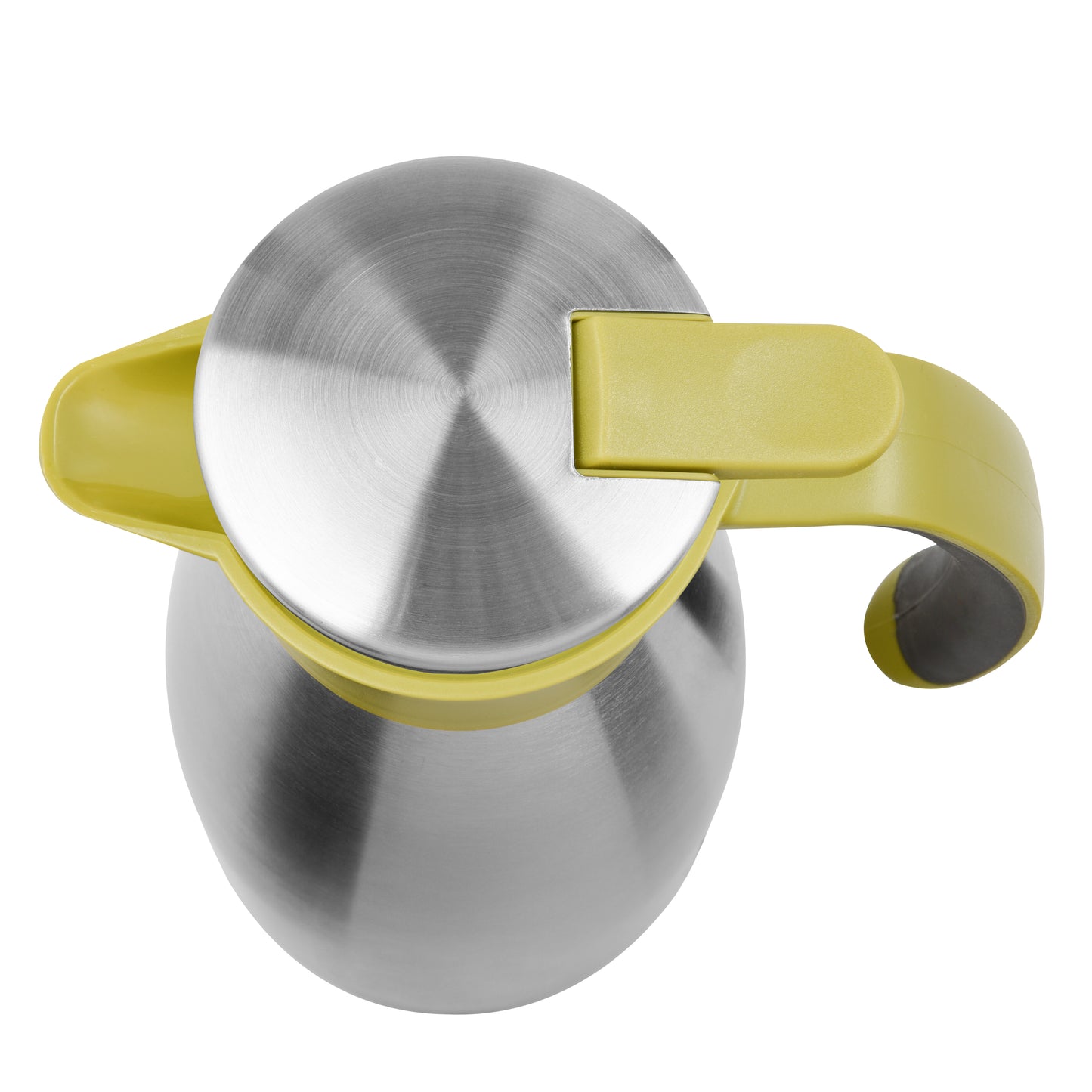 Soft Grip Isolierkanne Edelstahl 1,0 Liter grün