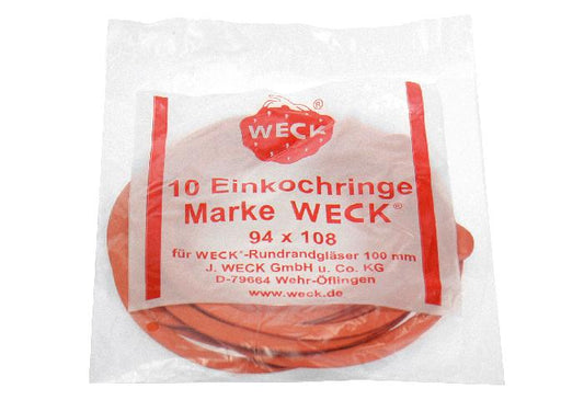 Weck Einkochringe 94x108mm - 10 Stück