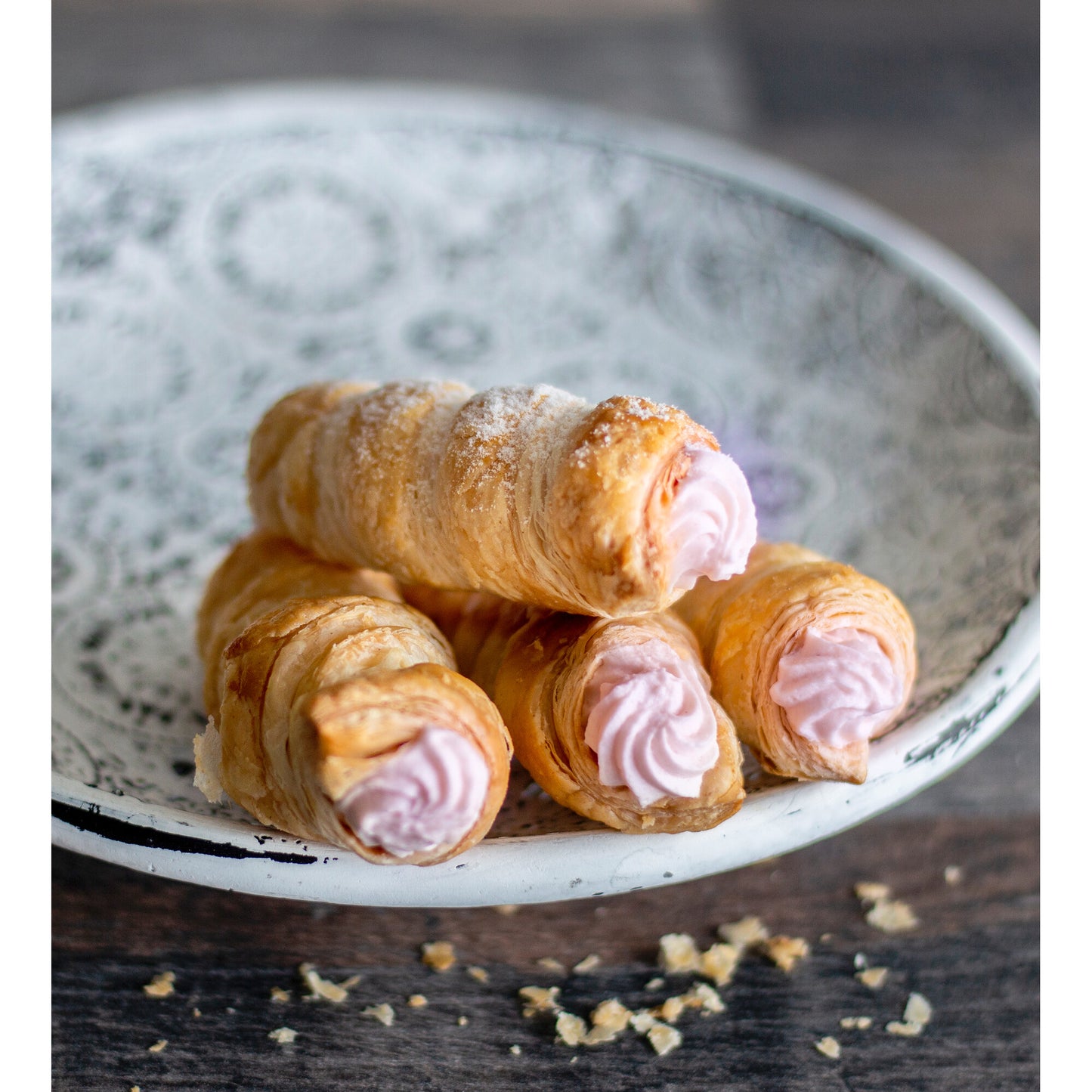 Schaum- und Käseröllchen - 12 Stück