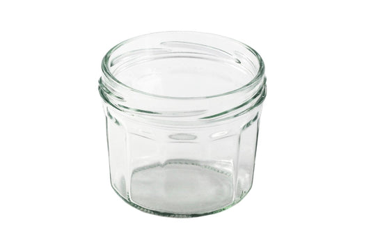 Schraubdeckelglas Facette 240ml ohne Deckel