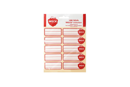 WECK Etiketten 100er-Pack
