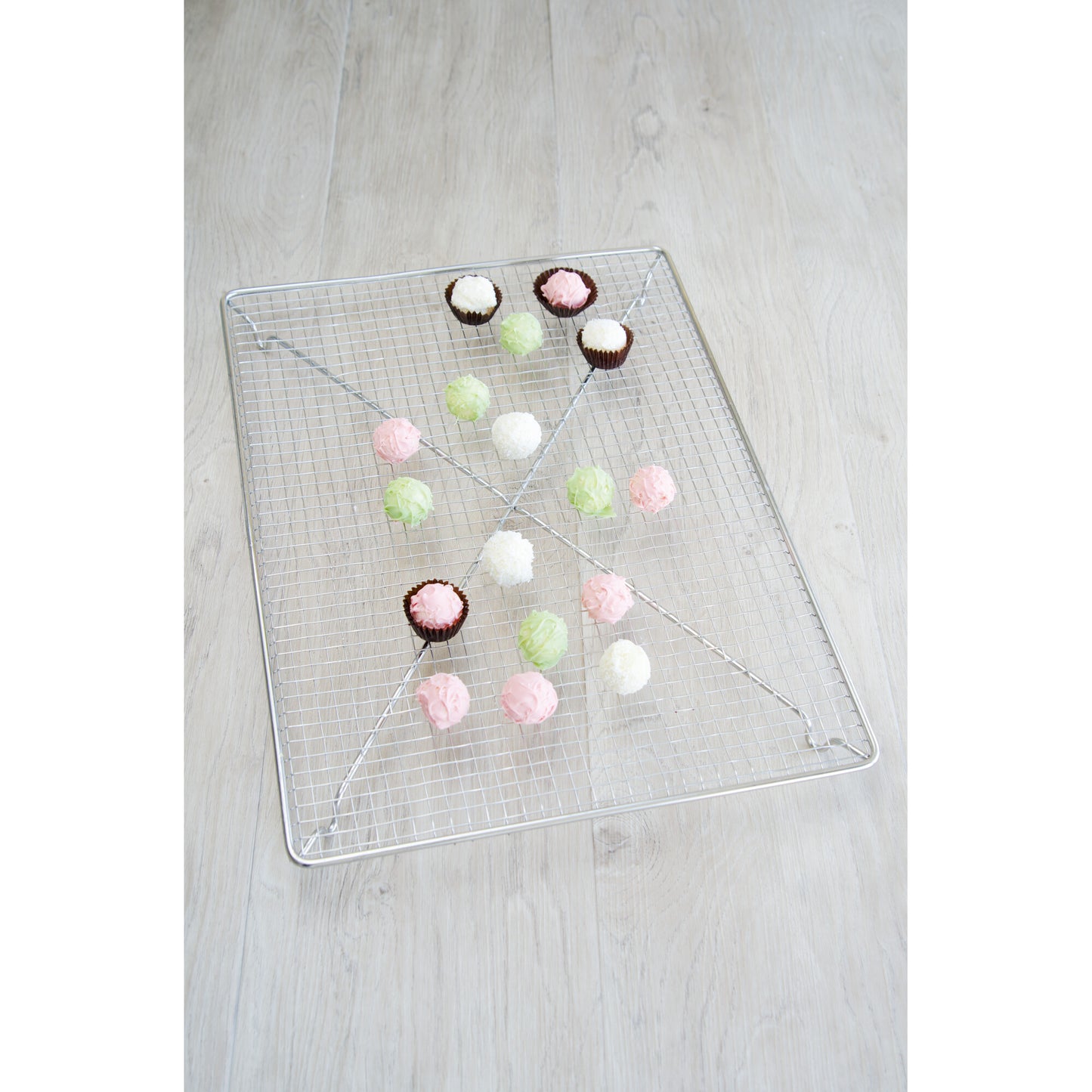 Tortengitter / Trüffelgitter Edelstahl 45x32cm