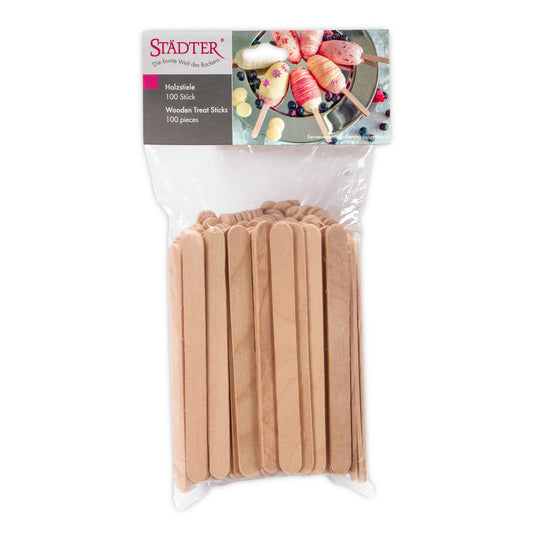 Holzstiele 11,5cm - 100 Stück
