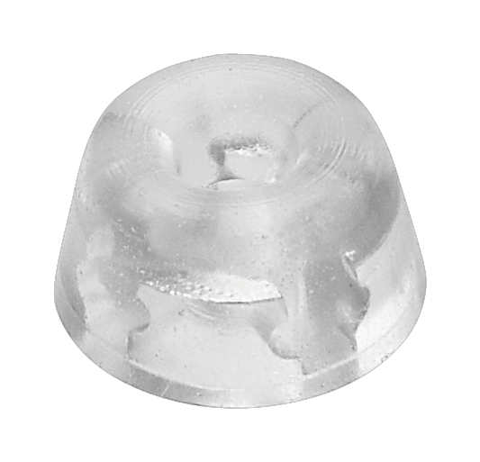 Vielzweckstosspuffer transparent Ø20/15mm h11mm - 10 Stück