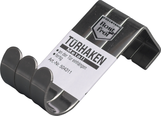 Türhaken Edelstahl- 4 Stück