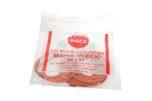 Weck Einkochringe 54x67mm - 10 Stück