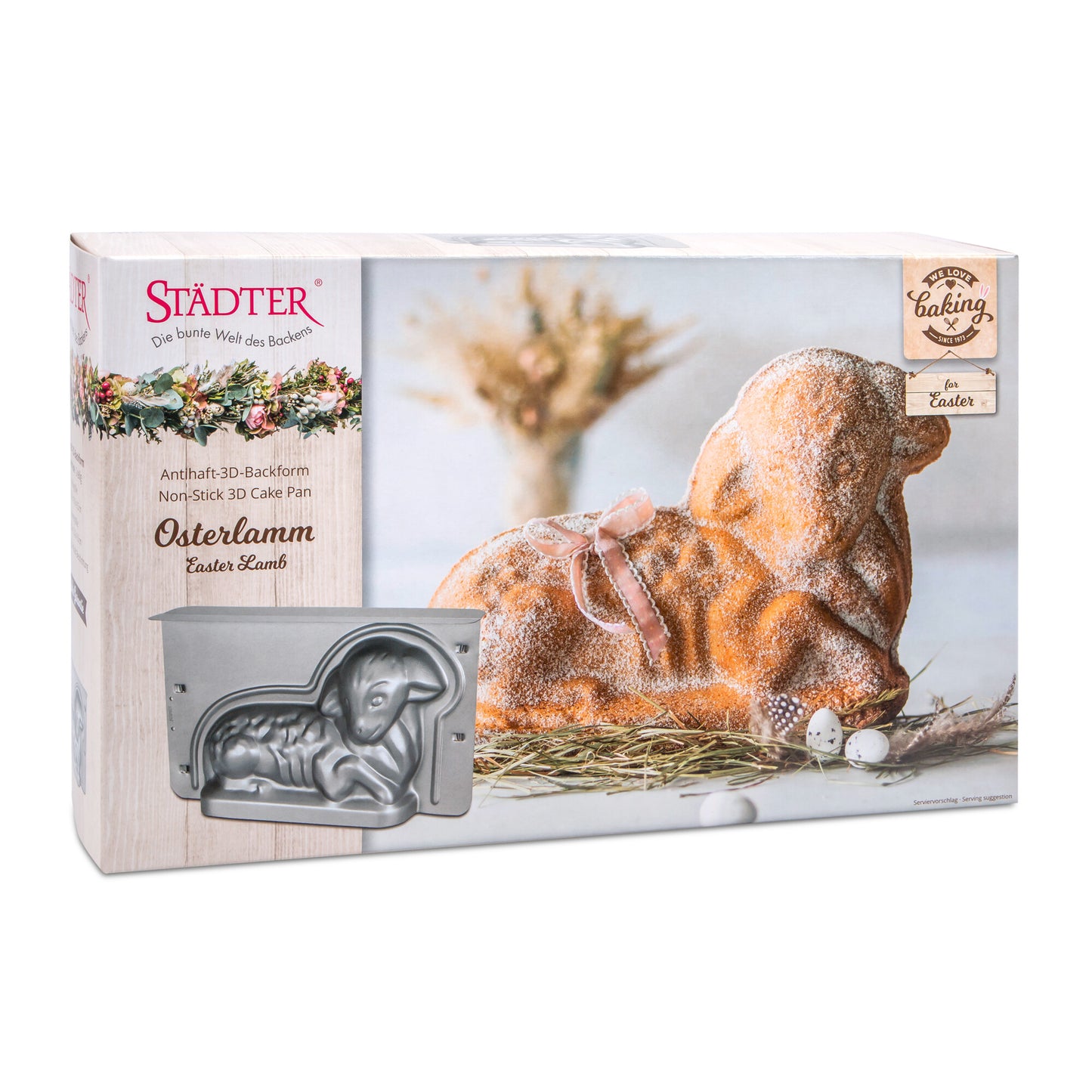 we love baking - Osterlamm 3D Backform
