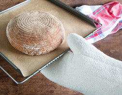 Backhandschuh 42x21cm Naturbelassen